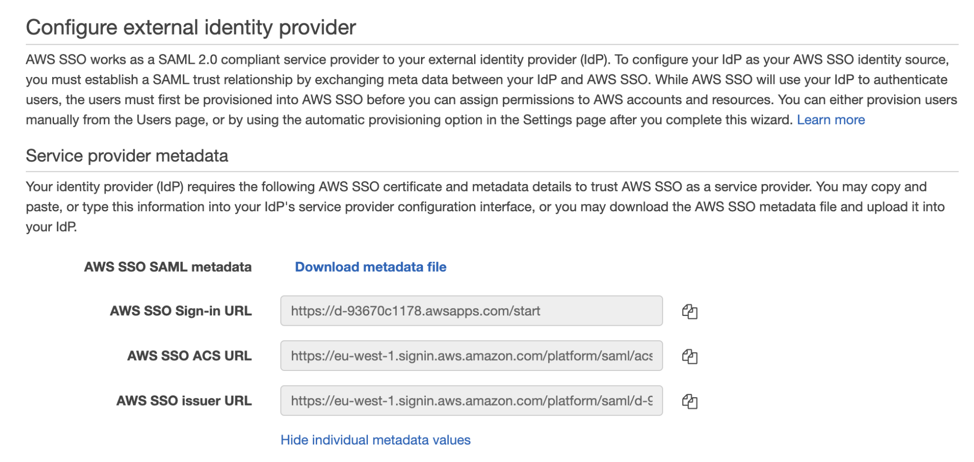 Configuration for Google Workspace